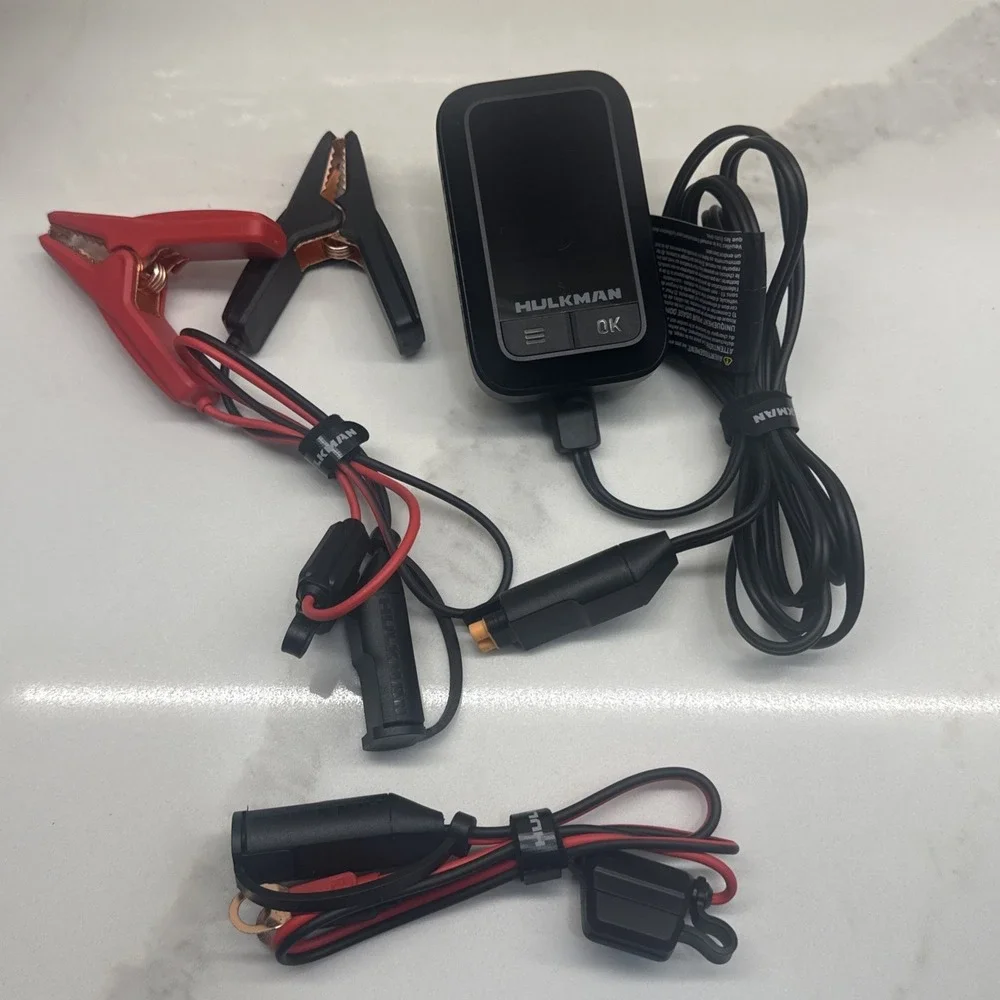 HULKMAN Sigma 1 Car ATV Boat Battery Charger - 1A 6V/12V Automatic Smart Trickle
